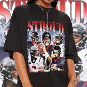 Vintage 90s CJ Stroud Graphic Style Football Fan Shirt 93